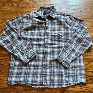 Abercrombie & Fitch Soft A&F Flannel Shirt Mens M Plaid Cotton Button Down